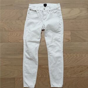 J. Crew White Skinny Jeans Classic Denim Style